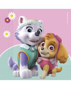 PAW PATROL SKYE&EVEREST TWO PLY PPR NAPKIN 20CT-PRO-90277