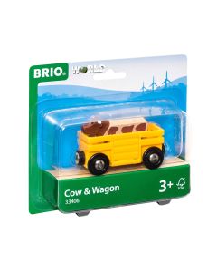 BRIO COW AND WAGON-BRI-33406