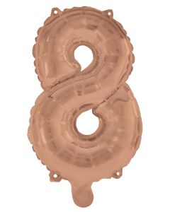 37 INCH AIR-HELIUM ROSE GOLD FOIL BALLOON 8 1CTP-PRO-92484