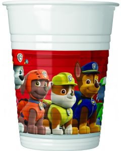 PAW PATROL RDY FR ACTION PLASTIC CUPS 200ML 8CT-PRO-89776DNU
