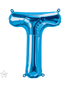 16 IN FOIL BLUE LETTER T AIR FILLED 1CTP-QUA-59420