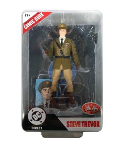 MCFARLANE DC DIRECT 17CM W/COMIC STEVE TREVOR-MCF-15956-INT