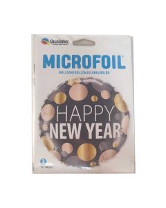 18 INCH FOIL NEW YEAR METALLIC DOTS 5CTP-LCY-85572