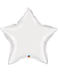 36 INCH FOIL WHITE PLAIN 1CTL-QUA-12348