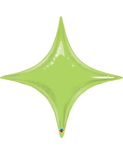 20 INCH FOIL STARPOINT -LIME GREEN 1CTL-QUA-39290