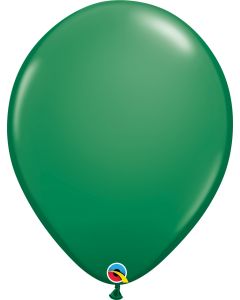 16 INCH LATEX PLAIN ROUND GREEN  50CTP-QUA-43869
