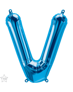 16 IN FOIL BLUE LETTER V AIR FILLED 1CTP-QUA-59424