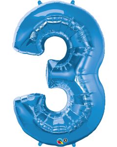 34 INCH FOIL NUMBER 3 SAPPHIRE BLUE 1CTP-QUA-30523