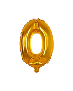 12 INCH AIRFILLED GOLD FOIL BALLOON 0 1CTP-PRO-89651