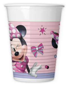 MINNIE JUNIOR PLASTIC CUPS 200ML 8CT-PRO-94241