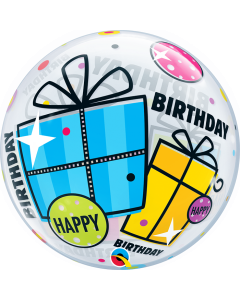 22 INCH SINGLE BUBBLE BDAY FUN & FUNKY GIFTS 1CTP-QUA-68649