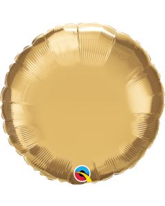 18 INCH FOIL RND CHROME GOLD 1CTP-QUA-89998