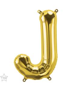 34 INCH FOIL GOLD LETTER J 1CTP-QUA-59930