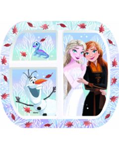 FROZEN AUTUMN LEAVES DIVIDED PLATE-STO-84916