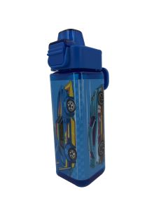 HOT WHEELS PP SQUARE CANTEEN 500ML-KIE-84440