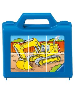 RAVENSBURGER 6PC CUBE PUZZLE VEHICLES IN USE-RVG-7470