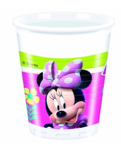MINNIE HAPPY HELPERS PLASTIC CUPS 200ML 8CT-PRO-87862