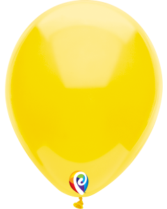 FS 12 INCH LATEX STANDARD COLOUR YELLOW 100CTP-QUA-70896
