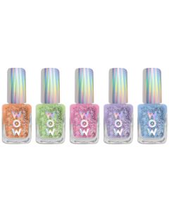 WOW GENERATION PASTEL NAIL POLISHES 5PK IN CDU-KIE-WOW00110