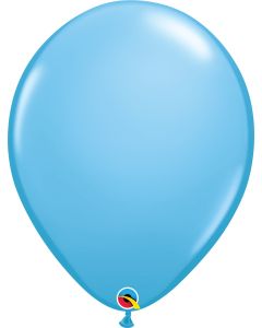 16 INCH LATEX PLAIN ROUND PALE BLUE 50CTP-QUA-43879