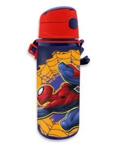 SPIDERMAN CANTEEN WITH STRAP 600ML-KIE-SP50073