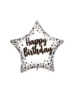 18 INCH FOIL HAPPY BIRTHDAY STAR 1CTP-PRO-92417