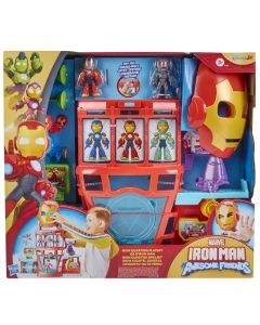 IRON MAN AND FRIENDS IQ PLAYSET-HAS-G1259