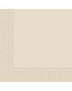 SOLID BEIGE 3PLY PAPER NAPKINS 33X33CM 20CT-PRO-93656