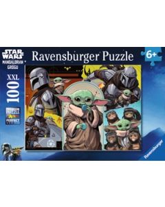 RAVENSBURGER 100PC PUZZLE THE MANDALORIAN N GROGU-RVG-12004383