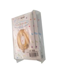 12IN AIRFILL GOLD FOIL BALLOON NUMBER BUNDLE 0-9-LCY-85528