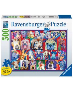 RAVENSBURGER 500PC PUZZLE HELLO DOGGIE-RVG-16794