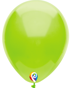 FS 12 INCH LATEX STANDARD COLOUR LIME GREEN 100CTP-QUA-71358