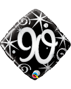 18 INCH FOIL AGE 90 ELEGNT SPARKL N SWIRLS 1CTP-QUA-44433