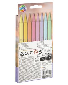 MOXY HORSE THEMED 8 FELT TIP PENS PASTEL-CCG-190012