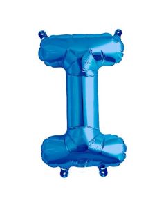 16 IN FOIL BLUE LETTER I AIR FILLED 1CTP-QUA-59398