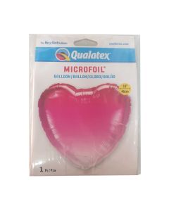 18 INCH FOIL HEART PINK OMBRE 5CTP-LCY-85546