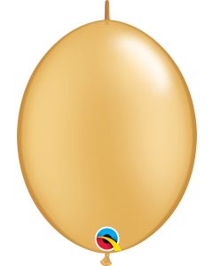 12 INCH LATEX QUICKLINKS GOLD 50CTP-QUA-65245