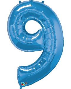 34 INCH FOIL NUMBER 9 SAPPHIR BLUE 1CTP-QUA-30547