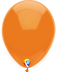 FS 12 INCH LATEX STANDARD COLOUR ORANGE 100CTP-QUA-70904