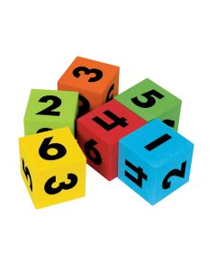 TFC-DICE 40MM 6 FACE NUMBER FOAM 1P-TFC-10527
