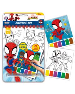 SPIDEY AND FRIENDS MAGIC WATER COLOUR SET-TAP-VSP13305