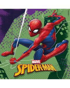 SPIDERMAN TEAM UP TWO PLY PAPER NAPKN 33X33CM 20CT-PRO-89448