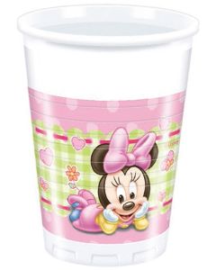BABY MINNIE PLASTIC CUPS 200ML 8CT-PRO-84351