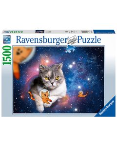 RAVENSBURGER 1500PC PUZZLE CATS IN SPACE-RVG-17439