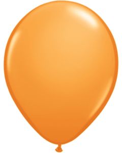 5 INCH LATEX PLAIN RND ORANGE 100CTP-QUA-43570