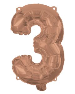 37 INCH AIR-HELIUM ROSE GOLD FOIL BALLOON 3 1CTP-PRO-92479