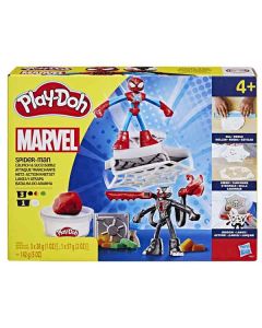 PLAY DOH-SPIDER-MAN LAUNCH AND SLICE BATTLE-HAS-F9827