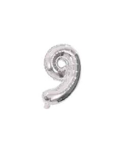 37 INCH AIR-HELIUM SILVER FOIL BALLOON 9 1CTP-PRO-92475
