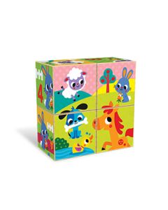 KIDS HITS WOODEN PUZZLE BLOCKS COUNTING FARM-KDH-KH20-022