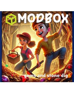 MODBOX GEMS AND STONE DIG KIT-PLA-40516